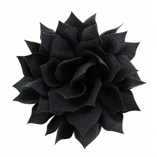 Haarspeldje flower - Zwart - Medase