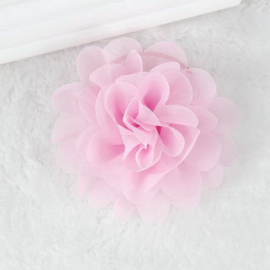 Haarspeldje organza bloem - Roze - Medase