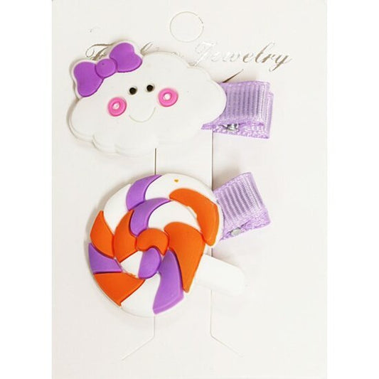 Haarspeldjes candy cloud - Paars - Medase