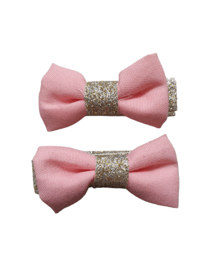 Haarspeldjes pink bow - Medase