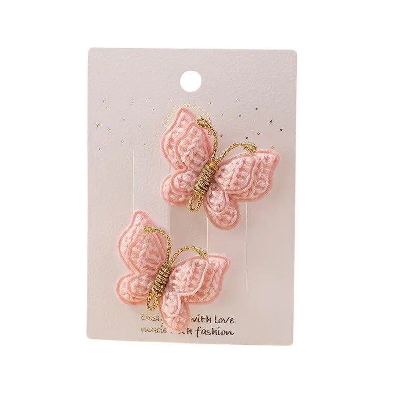 Haarspeldjes vlinder - Roze - Medase