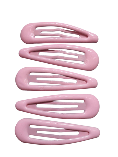 Haarspeldjes/klik klak speldjes set/5 - Roze - Medase