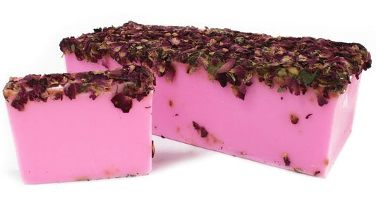 Handgemaakte Wilde en Natuurlijke zeep - Rose - Medase