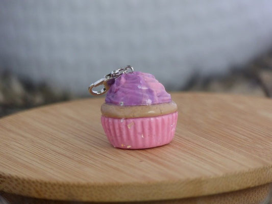 Handmade cupcake bedel - Fluffy pink - Medase
