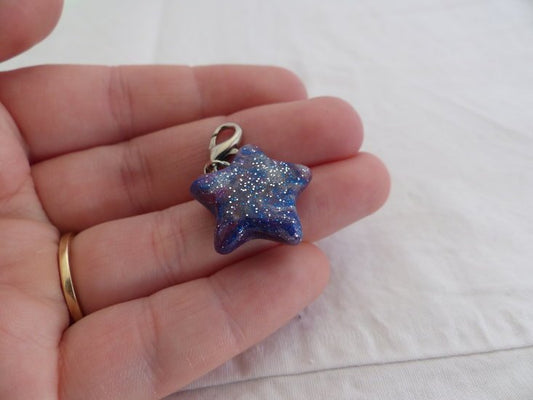 Handmade galaxy ster bedel - Medase