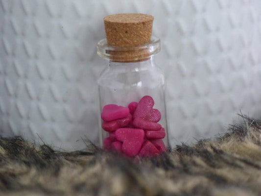 Handmade gift - Bottle of love pink - Medase