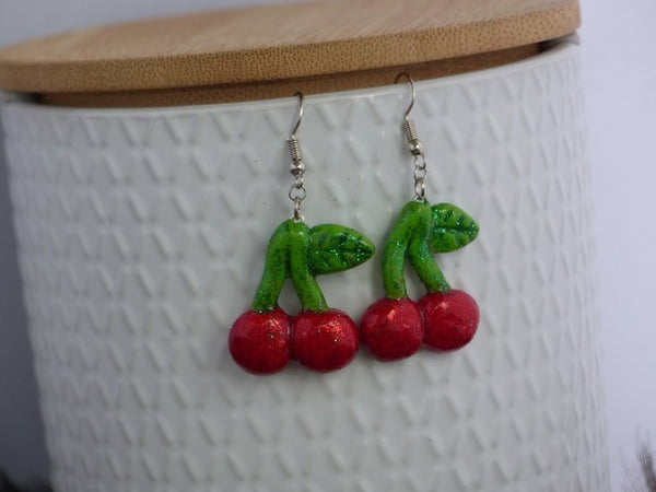 Handmade oorbellen - Cherry's - Medase