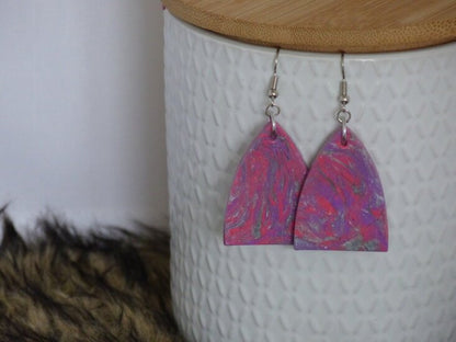 Handmade oorbellen - Pink Party mix - Medase