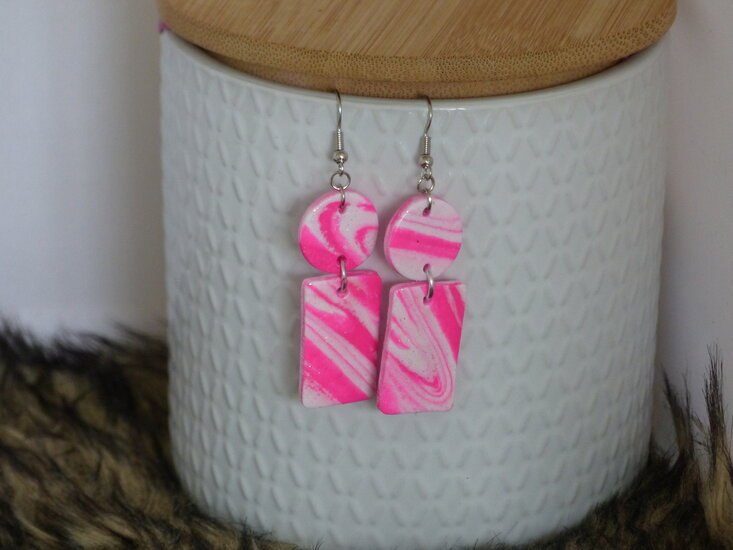 Handmade oorbellen - Sweet as candy - Medase