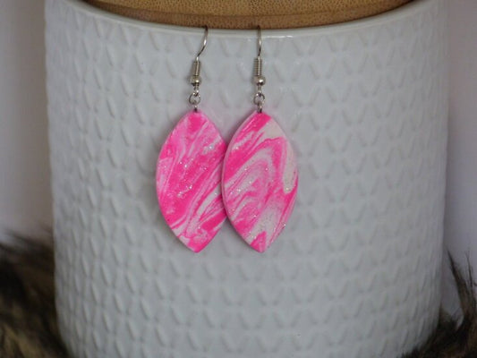 Handmade ovalen oorbellen - Sweet as candy - Medase