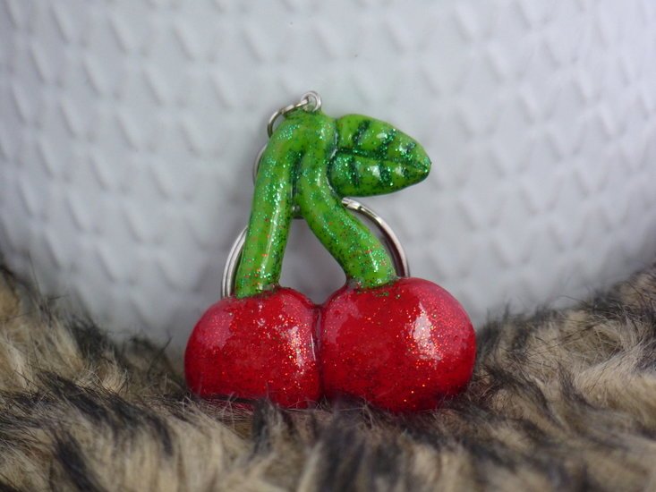 Handmade sleutelhanger - Cherry - Medase