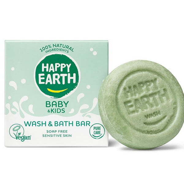 Happy Earth Baby & Kids Wash & Bath Bar 50 gram