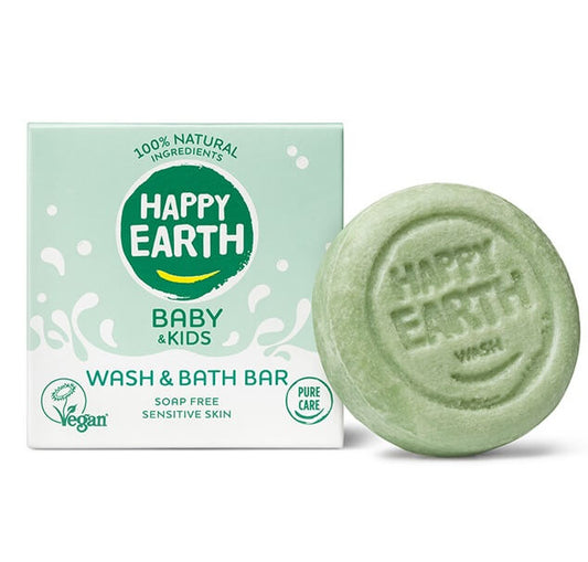 Happy Earth Baby & Kids Wash & Bath Bar 50 gram