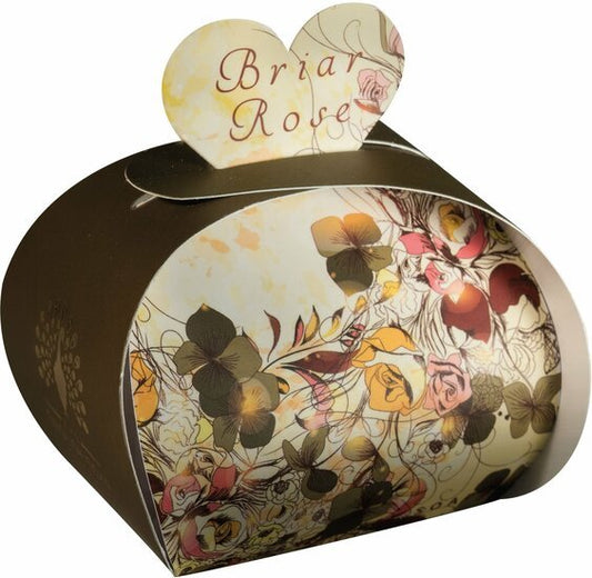 Hartjesvormige zeep 3 stuks van 20 gram - Briar Rose - Medase