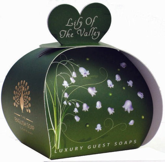 Hartjesvormige zeep 3 stuks van 20 gram - Lily Of The Valley - Medase