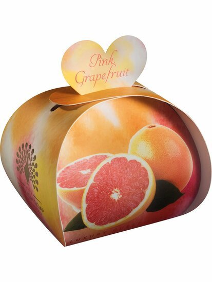 Hartjesvormige zeep 3 stuks van 20 gram - Pink Grapefruit - Medase