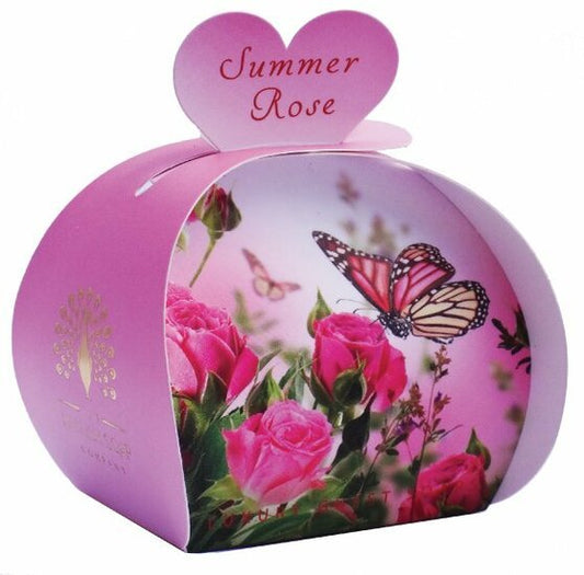 Hartjesvormige zeep 3 stuks van 20 gram - Summer Rose - Medase