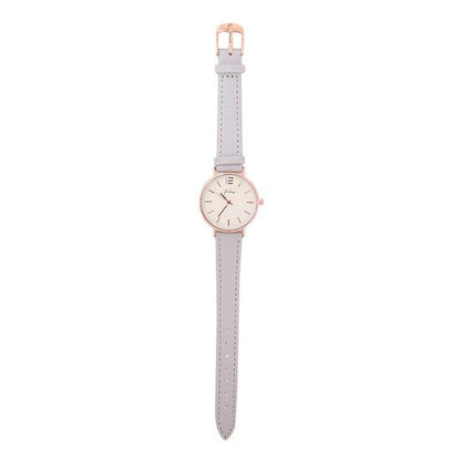 Horloge little time - Grijs/Rose gold - Medase