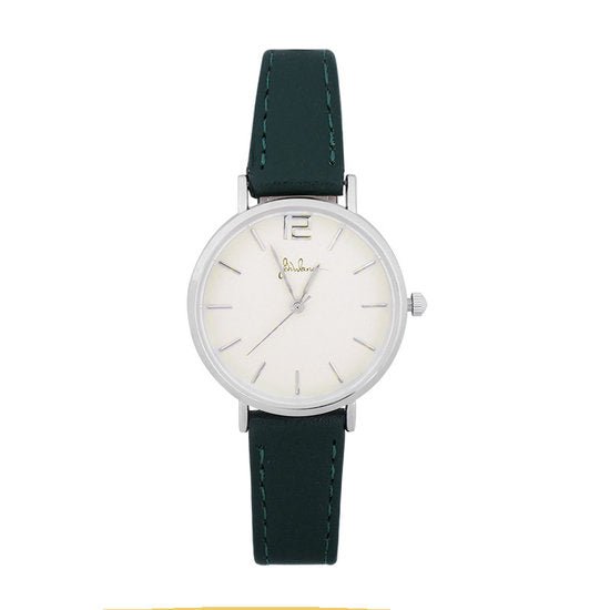 Horloge little time - Groen/Zilver - Medase