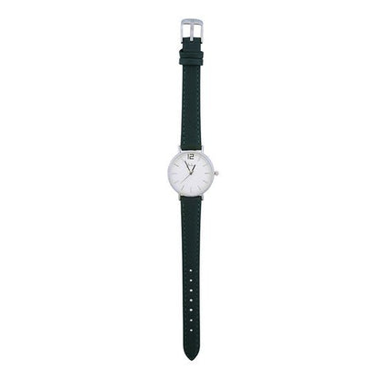 Horloge little time - Groen/Zilver - Medase