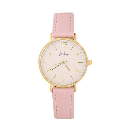 Horloge little time - Roze/Goud - Medase