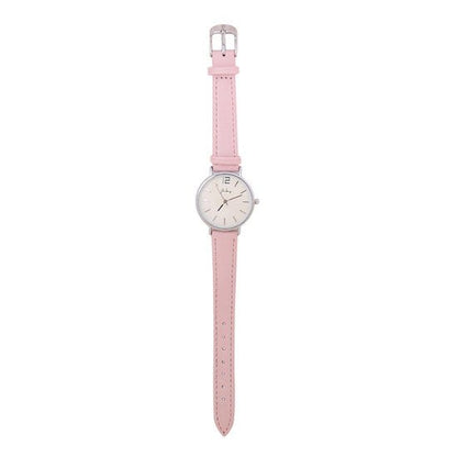 Horloge little time - Roze/zilver - Medase