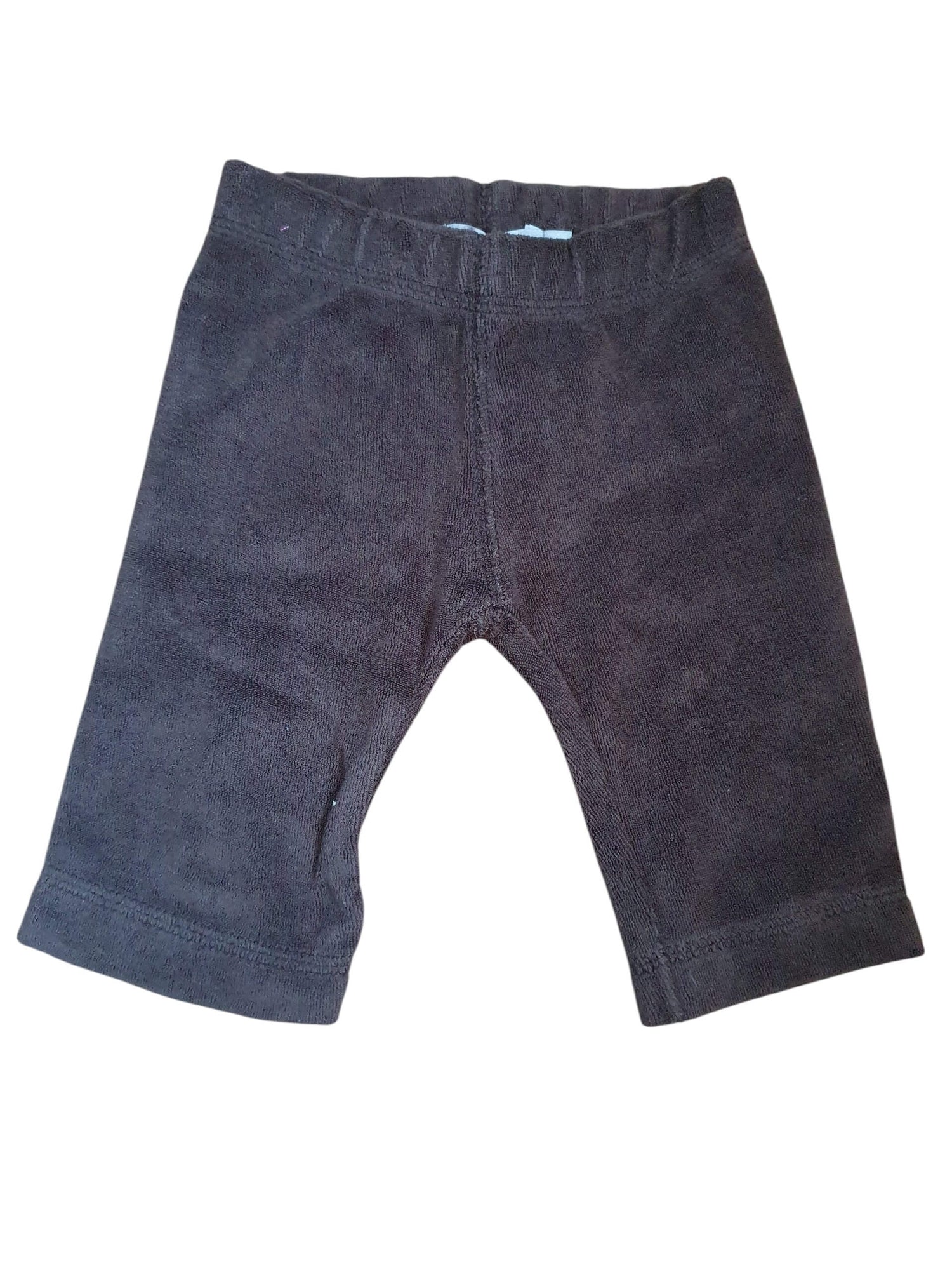 mps & Elfs baby badstof broekje donkerbruin terry katoen polyester elastisch maat 56 62 68 74 comfortabel