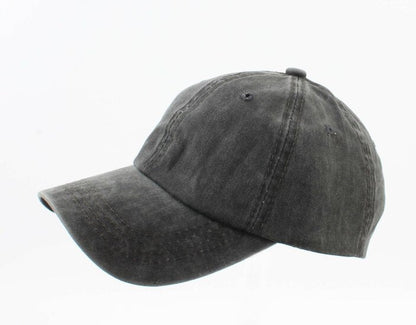 Jeans cap/pet - vaal Zwart - Medase