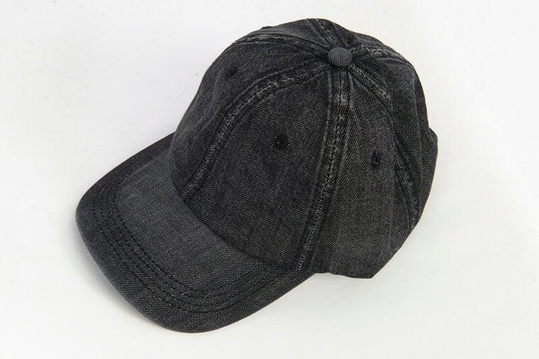 Jeans cap/pet - Zwart - Medase