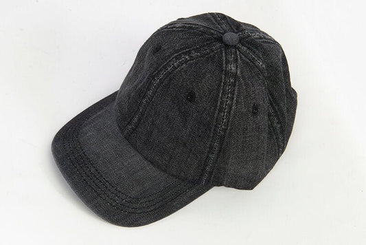 Jeans cap/pet - Zwart - Medase