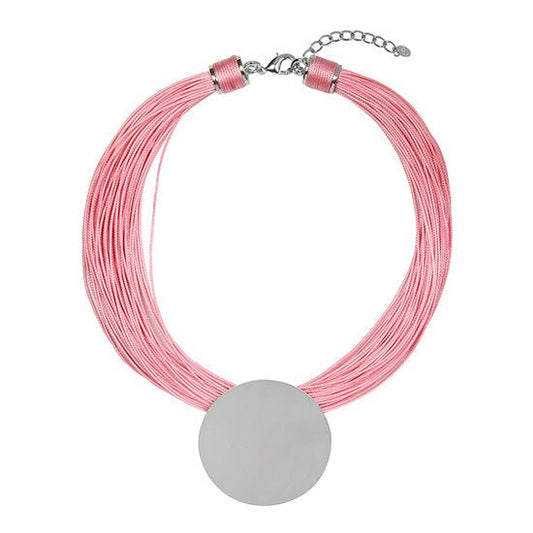 Ketting Big Circle - Roze - Medase
