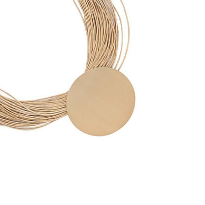 Ketting Big Circle - Taupe - Medase
