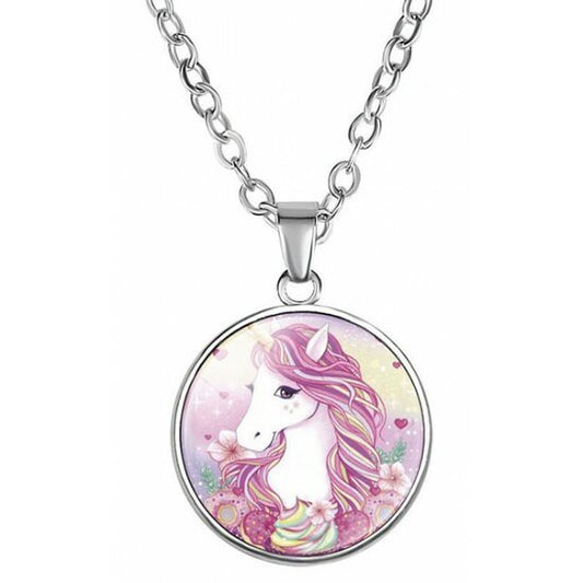 Ketting eenhoorn - Roze - Medase