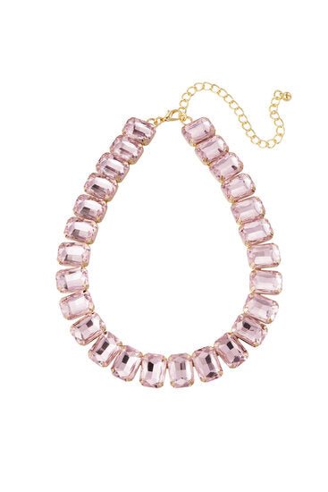 Ketting glamour - Goud/Roze - Medase