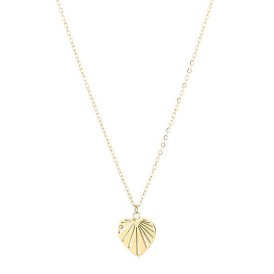 Ketting heart - Goud - Medase