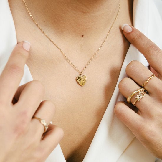 Ketting heart - Goud - Medase