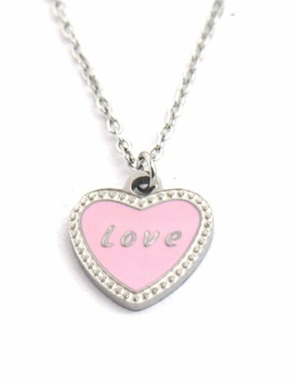 Ketting love heart - Medase
