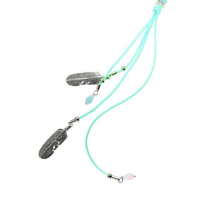 Ketting mystical leafs - Blauw - Medase