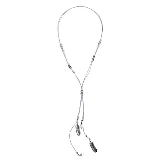 Ketting mystical leafs - Grijs - Medase