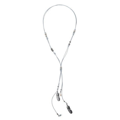 Ketting mystical leafs - Grijs - Medase