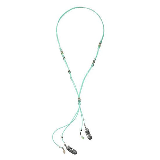 Ketting mystical leafs - Mint Groen - Medase