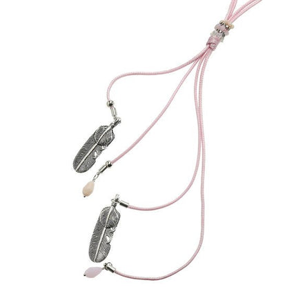 Ketting mystical leafs - Roze - Medase