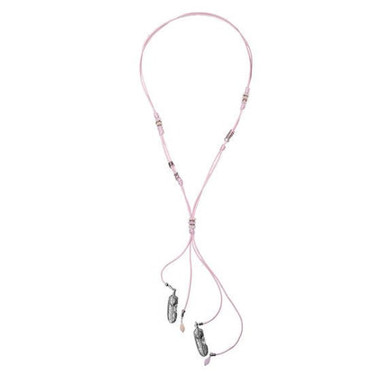 Ketting mystical leafs - Roze - Medase