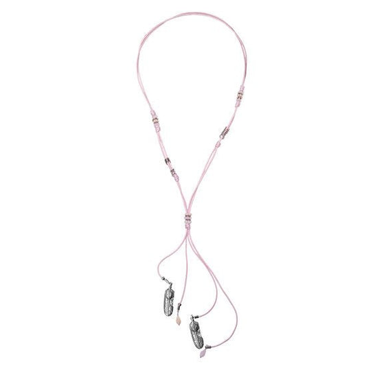 Ketting mystical leafs - Roze - Medase