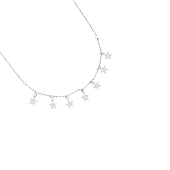 Ketting reach for the stars - Zilver - Medase