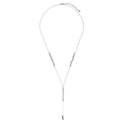Ketting small beads - Rood - Medase