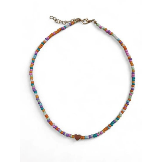 Ketting summer vibes heart - Multi - Medase