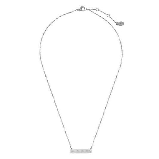 Ketting we love you mom - Zilver - Medase