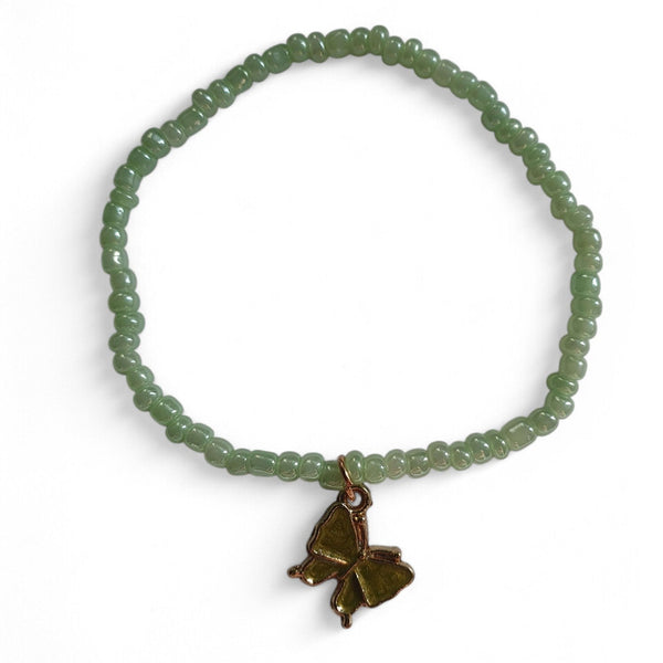 Kinder armband vlinder - Groen - Medase