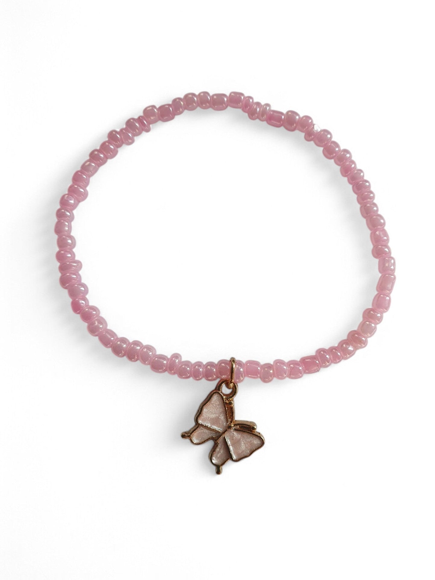 Kinder armband vlinder - Roze - Medase